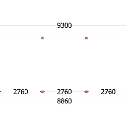 Buitenverblijf Siena 9300x4150x2500mm (bxdxh)