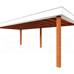 Buitenverblijf Verona model links 7500x4000x2500mm (bxdxh)