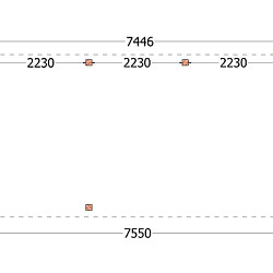 Buitenverblijf Verona model links 7550x4000x2500mm (bxdxh)