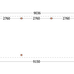 Buitenverblijf Verona model links 9150x4000x2500mm (bxdxh)