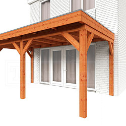 Aanbouwveranda Ancona 5000x3300x2600mm (bxdxh)