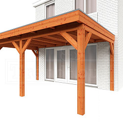 Aanbouwveranda Ancona 5000x3900x2600mm (bxdxh)