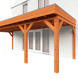 Aanbouwveranda Ancona 7400x3300x2600mm (bxdxh)