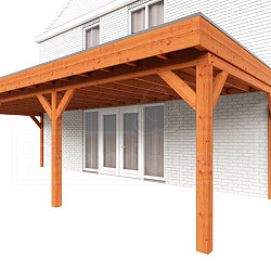 Aanbouwveranda Ancona 9000x3900x2600mm (bxdxh)