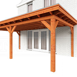 Aanbouwveranda Lucca 6600x3900x2600mm (bxdxh)