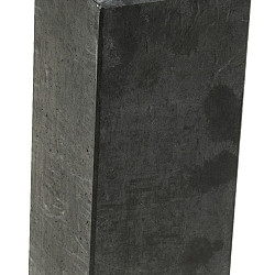 Betonpoer XL, 22x22x40cm recht, schroefdraad M20, antraciet.