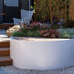 ELLIPSE zonder bodem 2800x1600x600mm Aluminium (AELW1)