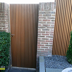 WEO®35 Gardenwall |  brandklasse E | 33 x 170 mm | Teak | 290cm