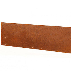 Kantopsluiting Single 300x10cm Corten