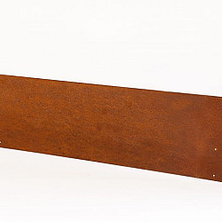 Kantopsluiting Single (flg) 300x10cm Corten