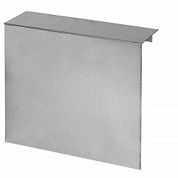 Overzetstuk muurelement Recht - 150x45x12.8cm Verzinkt