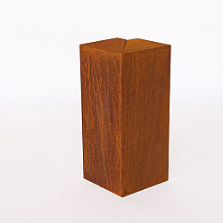 Overzetprofiel muurelement hoek 17x45x12.8cm Corten