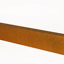 U-profiel ongelijkzijdig opsluitband 6cm 300x4.6x19.6x6.4cm Corten
