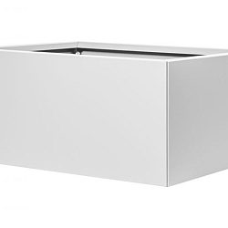 Plantenbak Vlak Wit 90x60x60cm