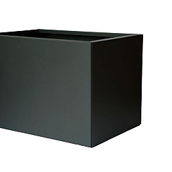 Plantenbak Vlak - 90x90x60cm Grafietzwart