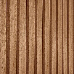 Triple profiel Ayous plankenset bij wand B 228,5x224cm