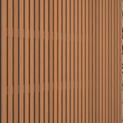 Thermovision Ayous geschaafd latten scherm recht horizontaal/verticaal 180x180cm