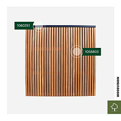 Aluminium afdekkap 4,5x6,1x179,5cm zwart RAL 9005