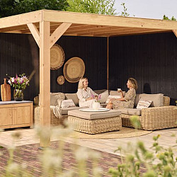 Douglasvision buitenverblijf Modern 306,5x306,5cm onbehandeld