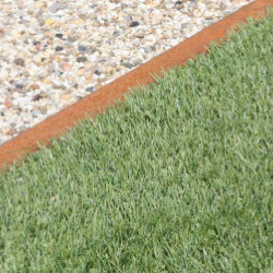 Hoekstuk voor U-profiel gelijkzijdig 6cm Corten