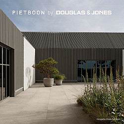 Keramische tegel Piet Boon Outdoor Texture Ivory 90x90x3cm