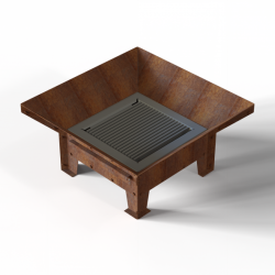 Cortenstaal vuurschaal