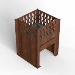 Cortenstaal vuurkorf