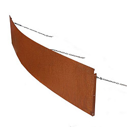 Borderpaneel Flex 220x42cm Corten