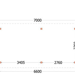 Kapschuur de Hoeve XL 7000x3800x3450mm (bxdxh) rechts