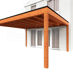 Aanbouwveranda Modena 4900x4850x2700mm (bxdxh)