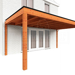 Aanbouwveranda Modena 5900x3650x2700mm (bxdxh) rechts