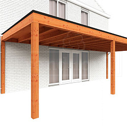 Aanbouwveranda Modena 8250x3650x2700mm (bxdxh) rechts