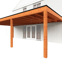 Aanbouwveranda Modena 8900x4850x2700mm (bxdxh)