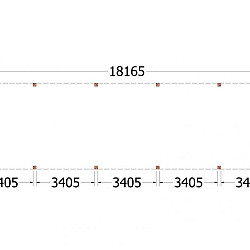 Buitenverblijf Palermo XXL 18200x5050x2480mm (bxdxh)