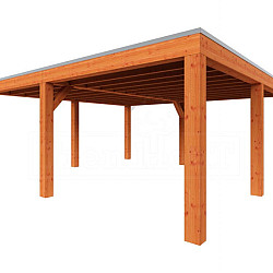 Buitenverblijf Palermo XXL 5600x6100x2480mm (bxdxh)