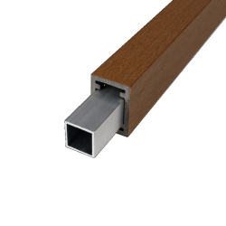 WEO® Brise Soleil Stabiliseringslijst L-385cm Aluminium 30x30x2mm (verpakt per 4 stuks)