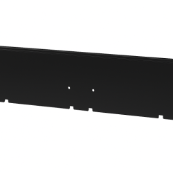 Kantopsluiting Single flex 300x16.5cm Grafietzwart