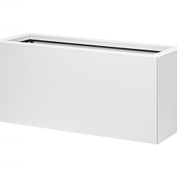 Plantenbak Vlak Wit 90x30x40cm