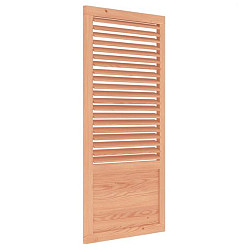 Douglas shutterscherm met paneel 120x224cm onbehandeld