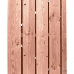 Douglas fijnbezaagde plankendeur op verstelbaar stalen frame, 19 mm 100x195cm onbehandeld