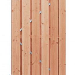 Redvision geschaafde plankendeur op verstelbaar stalen frame, 16 mm 100x195cm