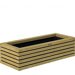 Bloembak Elan 120 Excellent, 120x50x30cm groen geïmpregneerd