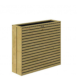 Terrasbloembak Elan Excellent, 93x30x103cm groen geïmpregneerd