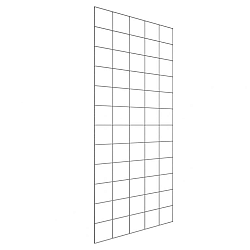 Gaaspaneel met maas 15x15cm stekloos, verzinkte draad, 75x180cm