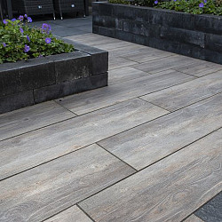 Cerasun Woodlook Dark Oak 30x120x4cm