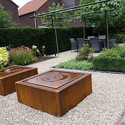 Corten Watertafel 1500x600x400mm (CB6.1)