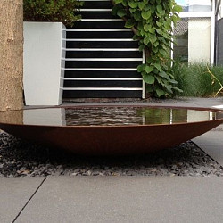 Waterschaal 1000x210mm Corten 3mm (WNS3)