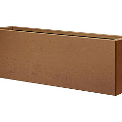 Bloembak vlak - 30x150x40 cm Corten