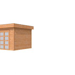 Douglas Topvision Premium Roek 298x298cm en luifel 400cm transparant gespoten