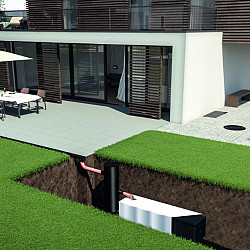 ACO Infiltratiekrat 205L incl. geotextiel 60x60x60cm